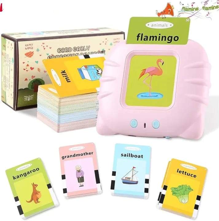 Talking Flash Cards Learning Machine - Early Educational Interactive Toy for Toddlers & Preschool Kids - Image 2