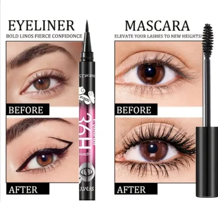 36H Waterproof Precision Liquid Eyeliner Pencil | Smudge-Proof & Long-Lasting Eye Liner (Pack of 2) - Image 2
