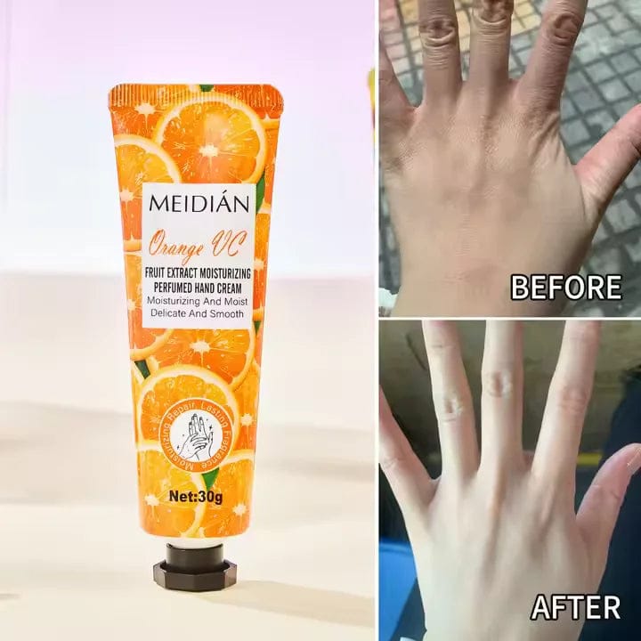 Meidian Fruit Extract Hand Cream Set - Moisturizing & Perfumed Hand Care (Pack of 5) - Image 3
