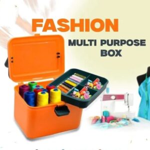 Fashion Multi-Purpose Storage Box - High-Quality Large Organizer for Sewing, Crafts & Home Use