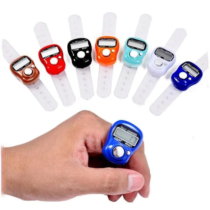 Digital Finger Tasbeeh Counter - Portable LED Tally Counter for Zikr & Prayer