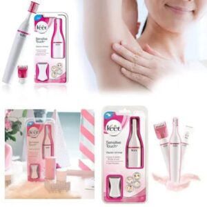 Veet Sensitive Precision Expert Electric Trimmer - Safe Hair Removal for Face, Bikini Line & Underarms