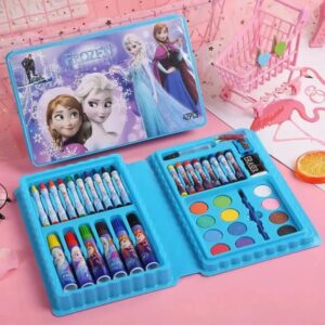 42 Pcs Kids Portable Art Painting Set - Watercolor, Crayons, Markers & Drawing Tools | Children's Creative Gift Box