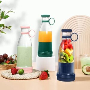 Portable Electric Blender Bottle - Mini Wireless Juicer Cup for Smoothies, Shakes & Fruit Drinks