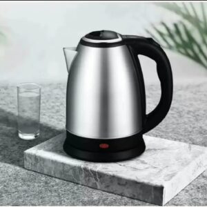 National Electric Kettle 2L Stainless Steel - Rapid Boil, Auto Shut-Off, Safe Electric Tea & Water Boiler