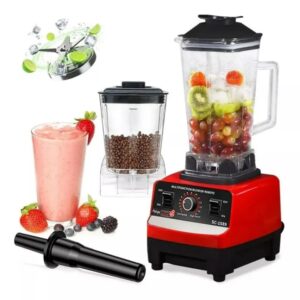 Silver Crest Heavy Duty Blender 2-in-1 - 4500W Powerful Motor | Large Unbreakable Jug, Juicer, Chopper & Grinder