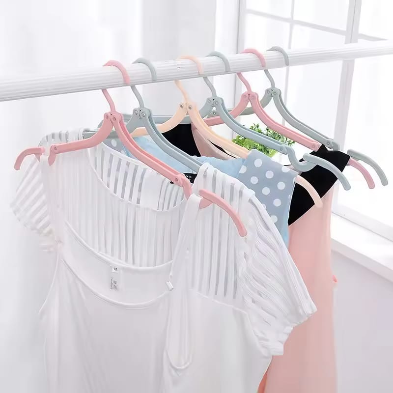 Portable Foldable Clothes Hanger | Non-Slip Travel & Home Multifunctional Hanger - Image 3