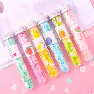 Paper Soap Tube - Disposable Mini Soap Paper Flakes, Scented Travel Soap Sheets in Tube Bottle
