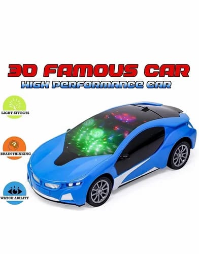 3D Famous BMW Remote Control Car - High Performance RC Car with LED Lights for Kids