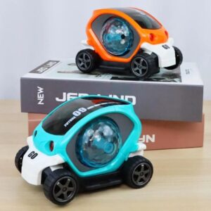 Musical Stunt Car Toy - 360° Rotation, LED Lights, Future 09 Design, High-Speed Stunt Vehicle