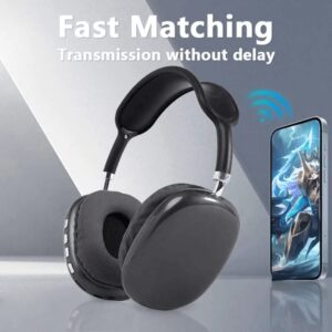 Wireless Over-Ear Headphones - Fast Matching, Low Latency Audio, Deep Bass & Comfort Cushions