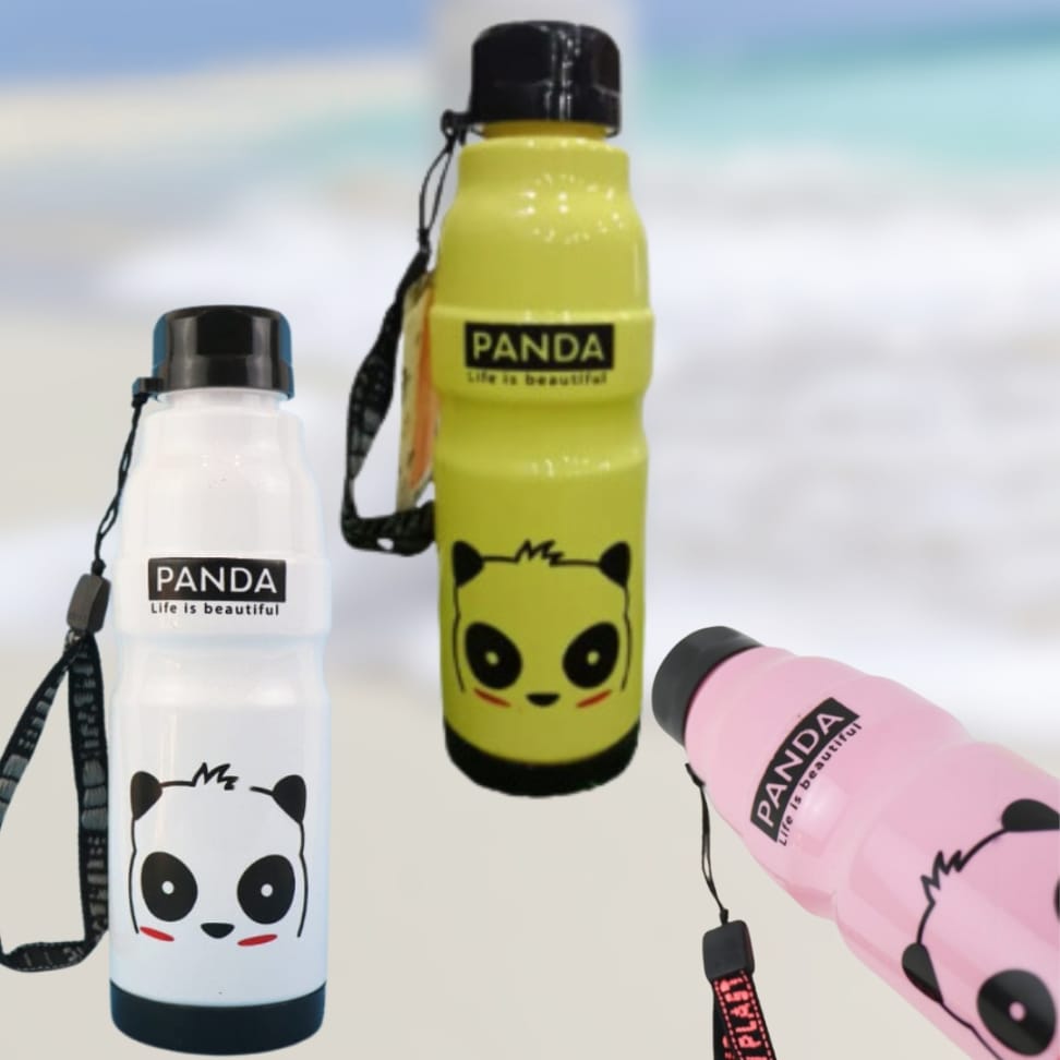 Panda Style Plastic Travel Water Bottle - Cute, Lightweight & Leak-Proof Drinking Bottle - Image 4